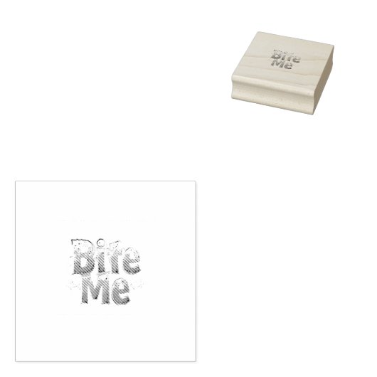 Bite Me Gummistempel (Stempel)