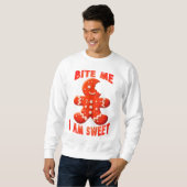Bite Me I bin Sweet Sweatshirt (Vorne ganz)