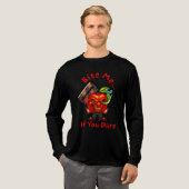 Bite Me… If You Dare Tri-Blend Shirt (Volle Vorderseite)