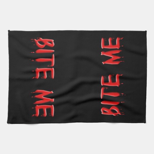 Bite Me Kitchtuch Geschirrtuch (Horizontal)