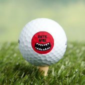 Bite Me lustig, nach eigenem Geschmack mit Wilson Golfball (Insitu T-Shirt)