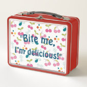 Bite Me Metal Lunchbox (Vorderseite)
