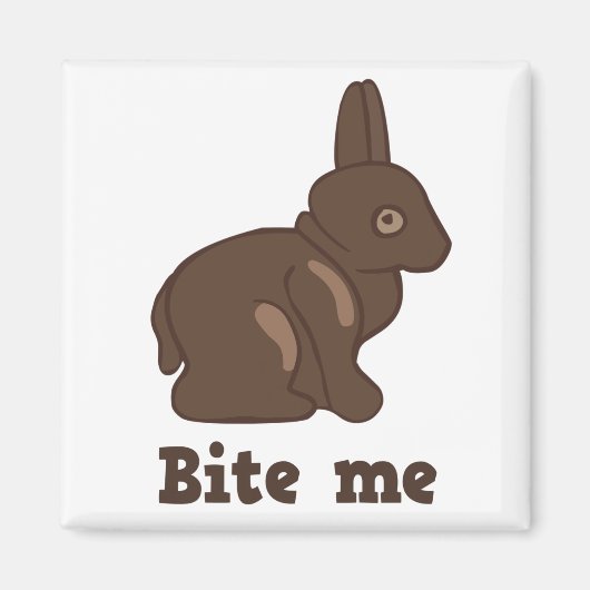 Bite Me Oaster Bunny Magnet (Vorne)