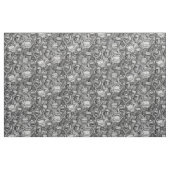 BITE ME Orchideen und Rose SCHWARZ-WEISS Stoff (Fat Quarter (45,7 x 55,9 cm))