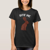 Bite Me Osterfest Bunny Funny Joke Meme Männer Fra T-Shirt (Vorderseite)