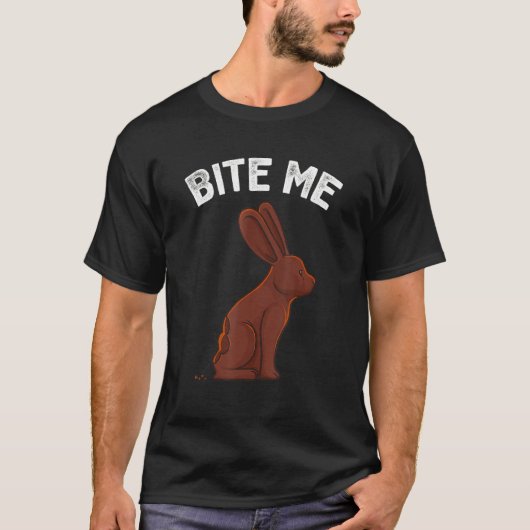 Bite Me Osterfest Bunny Join Meme Men Damen Kinder T-Shirt (Vorderseite)