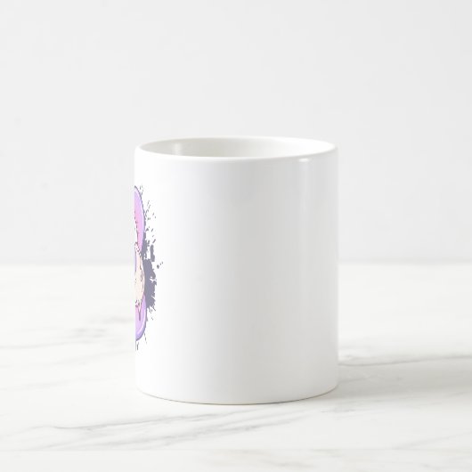 Bite Me Pink Halloween Lippen Kaffeetasse (Mittel)