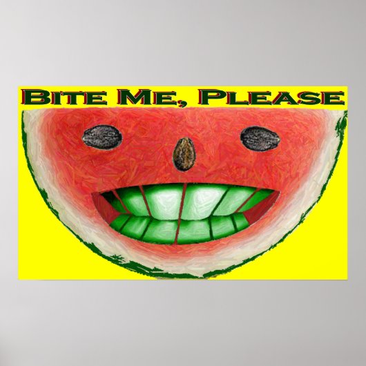 Bite Me Poster (Vorne)