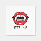 Bite me serviette (Vorderseite)