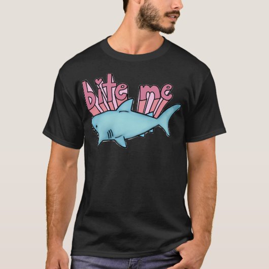 Bite Me Shark T-Shirt (Vorderseite)