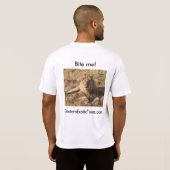Bite-Me-Shirt T-Shirt (Schwarz voll)