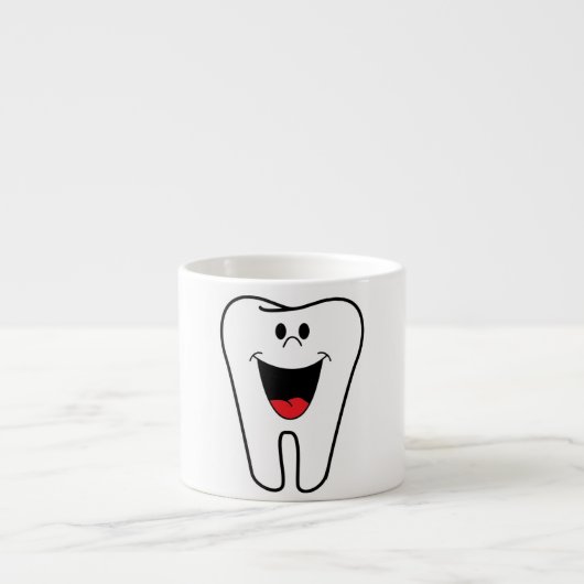 "BITE ME"-TOOTH ESPRESSOTASSE (Vorderseite)