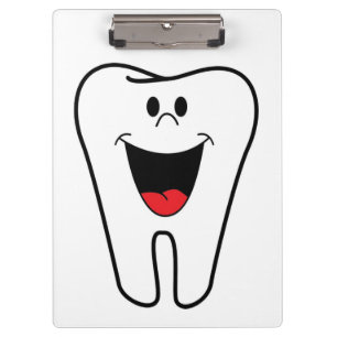 "BITE ME"-TOOTH KLEMMBRETT