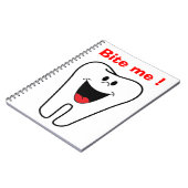 "BITE ME"-TOOTH NOTIZBLOCK (Linke Seite)