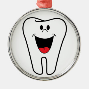 "BITE ME"-TOOTH ORNAMENT AUS METALL