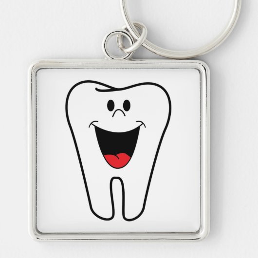 "BITE ME"-TOOTH SCHLÜSSELANHÄNGER (Vorne)