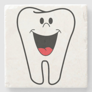 "BITE ME"-TOOTH STEINUNTERSETZER