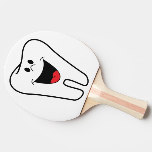 "BITE ME"-TOOTH TISCHTENNIS SCHLÄGER (Seitenansicht)