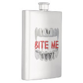 Bite Me Vampire Teeth Flask Flachmann (Rechts)
