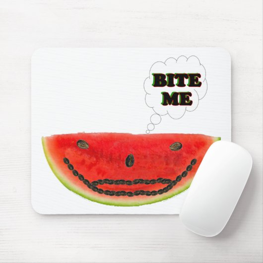 Bite Me Watermelon Mousepad (Mit Mouse)