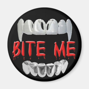 Bite mir Blut und Zähne Magnet