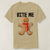 Bite mir Cookies Liebe Backen Frauen Party Gingerb T-Shirt (Design vorne)