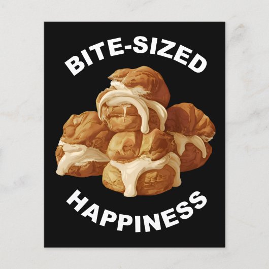 Bite Sized Happiness Profiteroles Flyer (Vorne)