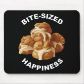 Bite Sized Happiness Profiteroles Mousepad (Vorne)