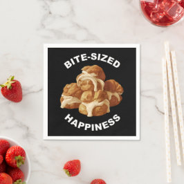 Bite Sized Happiness Profiteroles Serviette