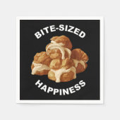 Bite Sized Happiness Profiteroles Serviette (Vorderseite)