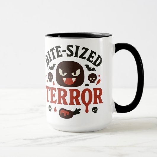Bite-Sized Terror | halloween Tasse (Rechts)