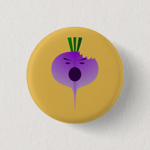 Bite the Angry Turnip von Kenneth Yoncich Button