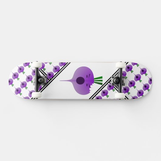 Bite the Angry Turnip von Kenneth Yoncich Skateboard (Horizontal)