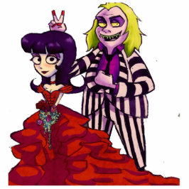 Bitelchus y Sevillana Freistehende Fotoskulptur