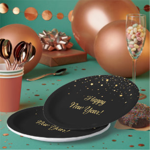 Bites & Bubbly Silvester Pappteller