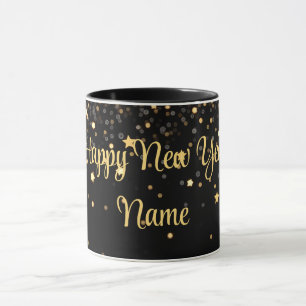 Bites & Bubbly Silvester Personalisiert Tasse