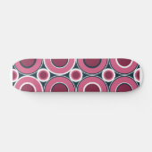 Bitesize Magenta Donuts mit weißer Marine Skateboard (Horizontal)
