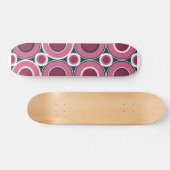 Bitesize Magenta Donuts mit weißer Marine Skateboard (Horizontal)