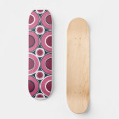 Bitesize Magenta Donuts mit weißer Marine Skateboard (Vorderseite)