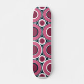 Bitesize Magenta Donuts mit weißer Marine Skateboard (Vorne)