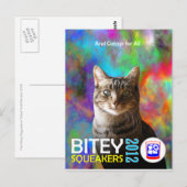 Bitey/Squeakers Ticket (TM) Postcard 4 Postkarte (Vorne/Hinten)
