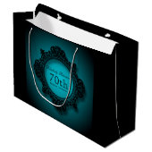 Bithday Celebration Personalisierte Geschenktasche Große Geschenktüte (Vorderseite Schrägansicht)