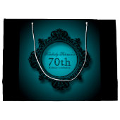 Bithday Celebration Personalisierte Geschenktasche Große Geschenktüte (Rückseite)