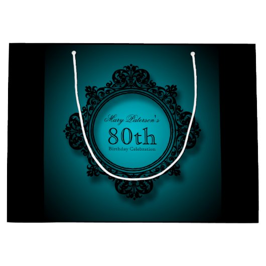 Bithday Celebration Personalisierte Geschenktasche Große Geschenktüte (Vorderseite)