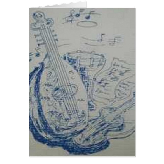 Bithday Karte auf griechisches/Griechen (Vorne)