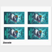 Biting Fighting Surviving Tourette's Sticker (Blatt)