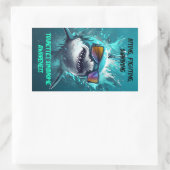 Biting Fighting Surviving Tourette's Sticker (Tasche)