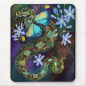 Bitis Nasicornis Butterfly Viper Art Mousepad (Vorne)
