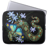 Bitis Nasicornis Butterfly Viper Laptopschutzhülle (Vorderseite)