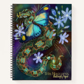 Bitis Nasicornis Butterfly Viper Notizblock (Vorderseite)